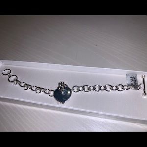 *NWT* Sterling Silver Heart Toggle Bracelet 💎🤍